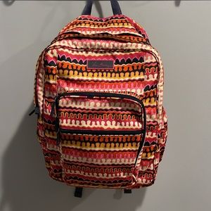 Like new Vera Bradley Lighten Up backpack, Rio Squiggle, large
